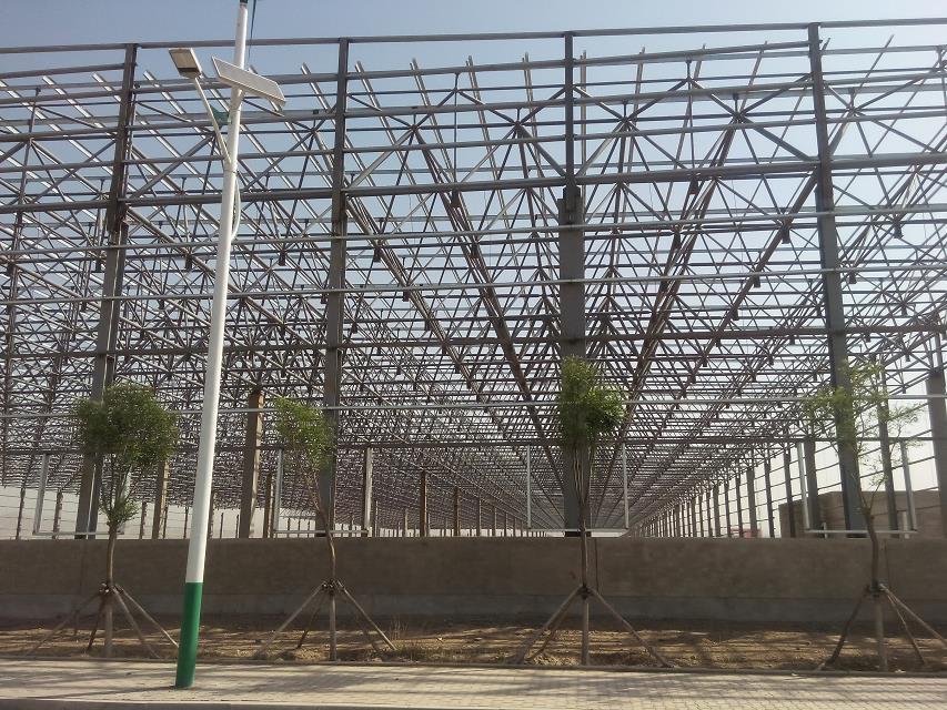 临河汽车工业厂房网架